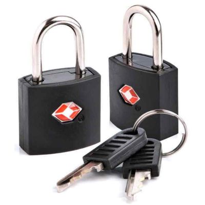 5. TRAVEL BLUE TSA LUGGAGE PADLOCKS, 2-PIECE SET