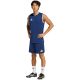 7. Men's adidas Entrada 26 Sleeveless Jersey Navy Blue KB3930