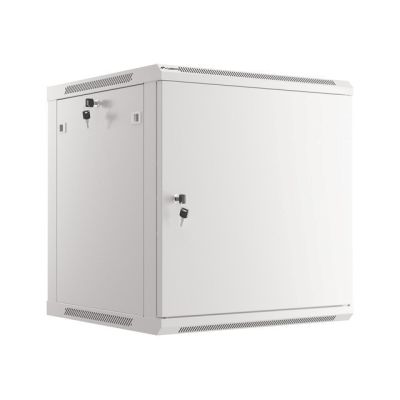 15. INSTALLATION RACK CABINET, WALL-HUNG 19" 12U 600X600, GRAY, METAL DOORS (FLAT PACK)