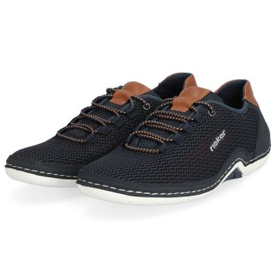 17. Comfortable Rieker M RKR666 navy blue shoes