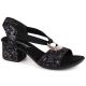 7. Comfortable Rieker W RKR679 black sandals
