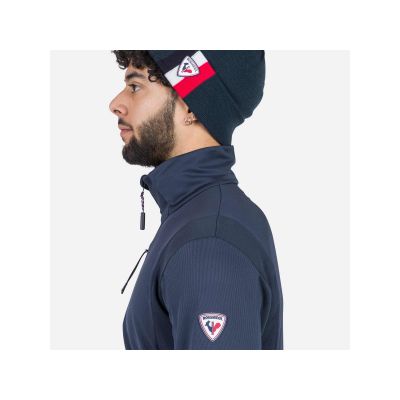 9. Rossignol Diretta Fleece Fz Navy Blue Sweatshirt