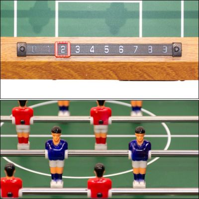 10. TABLETOP FOOSBALL GAME 64x36x14CM WOODEN ENERO