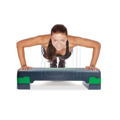 58. Step for aerobics HMS AS003 green / gray