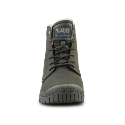 3. Palladium SP20 Cuff Leather Waterproof WL U 79067-325-M Olive Night shoes