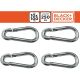 2. STEEL CARABINER 4 PCS BLACK + DECKER