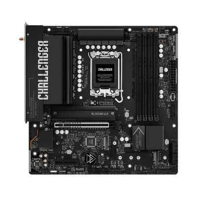 3. Asrock B860M Challenger WiFi Intel B860 LGA 1851 (Socket V1) micro ATX