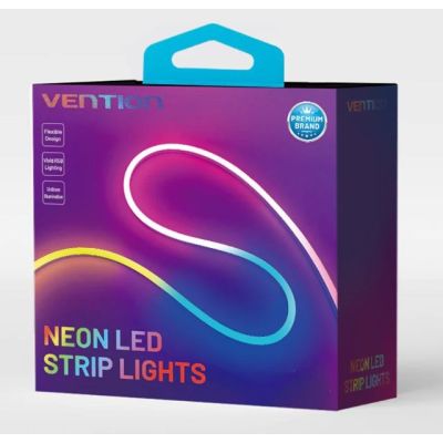 3. Vention Silicone Neon LED Strip with IR Remote and DC 12V Power Supply 5m