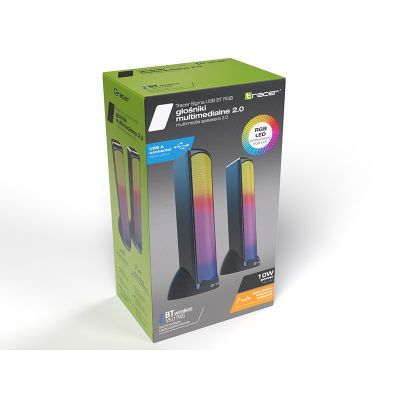13. TRACER SPEAKERS 2.0 BLUETOOTH SIGMA USB RGB