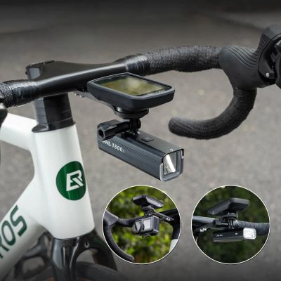 4. Rockbros FK-307W Carbon Fiber Bike Computer Mount - Black