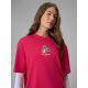 6. Women's loose T-shirt with print 4F 4FRSS26TTSHF3706-53S