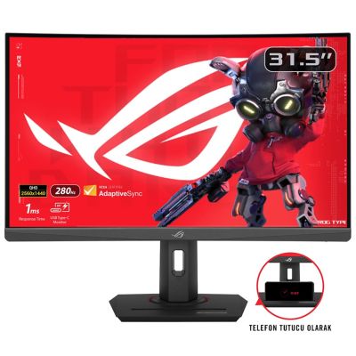 16. ASUS ROG Strix XG32WCMS computer monitor 80 cm (31.5") 2560 x 1440 px Quad HD LCD Black