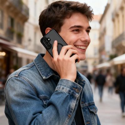 7. Tech-Protect MagMat MagSafe Case for Samsung Galaxy A36 / A56 / A37 5G - Black