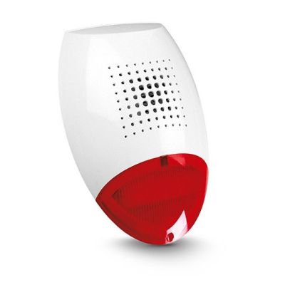 2. Satel SP-500 R Wired Outdoor Siren Red, White