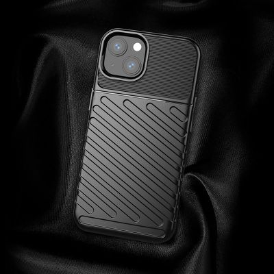 14. Thunder Case Flexible Tough Rugged Cover TPU Case for iPhone 13 mini black