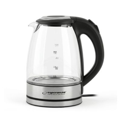 9. Esperanza Tugela EKK012 electric kettle (2200W 1.7l; black)