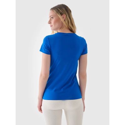 2. Women’s Plain Slim-Fit T-Shirt 4F NOSH4TSD001B-36S