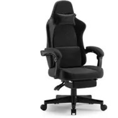 SENSE7 DEVON black / Gaming chair / Alcantara / adjustable / wheels / load capacity 120 kg