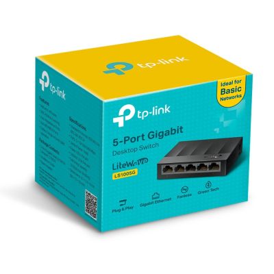 6. Switch TP-LINK LS1005G (5x 10/100/1000Mbps)