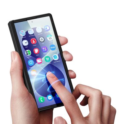 11. Dux Ducis Kind Case for Samsung Galaxy Z Fold 8 Ultra / Z Fold 7 with Stand Compatible with MagSafe - Black