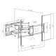 9. MACLEAN ECONOMIC TV MOUNT 60-120" 120KG VESA 900X600 MC-482