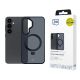 3mk Smoke Case Mag&Stand for Samsung Galaxy S25 - black