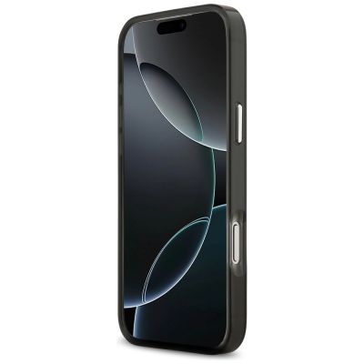 5. Karl Lagerfeld IML Aquarelle Karl & Choupette & Logo MagSafe Case for iPhone 17 Pro - Black