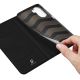 8. Dux Ducis Skin Pro case Vivo Y16 / Y02s wallet holster cover with flap black