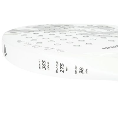 17. VIRTUFIT HYBRID PADEL RACKET - WHITE-GRAY