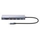 4. Manhattan 153966 Wired Docking Station USB 3.2 Gen 2 (3.1 Gen 2) Type-C Silver