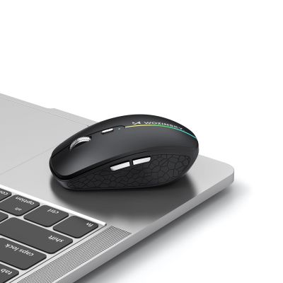 7. Wozinsky WMGK-1132 Wireless Mouse with RGB Backlight - Black