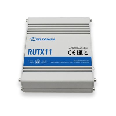 2. Teltonika RUTX11000000 Wireless Router (3G/4G/LTE SIM, 3G/4G/LTE USB; 2.4 GHz, 5 GHz)