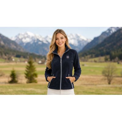 7. Women’s fleece jacket Geographical Norway TICARINA NAVY DB LADY 0124 (WZ8080F/GN-NAVY)
