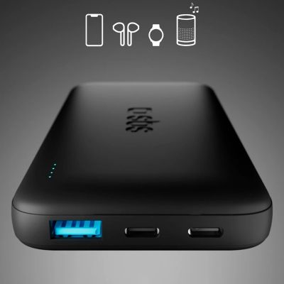 6. SBS Infinity Power Bank 10000mAh 10W LiFePo₄ USB-A USB-C - Black