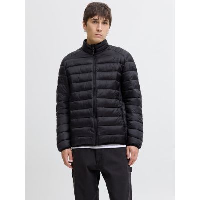 Jack&Jones men's down jacket JJEBRADLEY LIGHT PUFFER COLLAR NOOS 12280971 BLACK