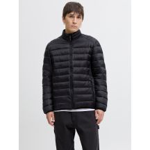 Jack&Jones men's down jacket JJEBRADLEY LIGHT PUFFER COLLAR NOOS 12280971 BLACK
