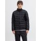 Jack&Jones men's down jacket JJEBRADLEY LIGHT PUFFER COLLAR NOOS 12280971 BLACK