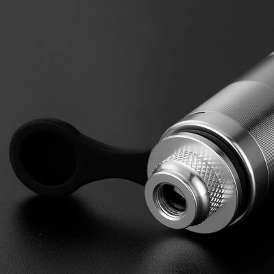 4. Rockbros HQ-67A-L03 BK Bicycle Pump with Pressure Gauge - Black