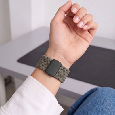 10. Tech-Protect Nylonmag Strap for Apple Watch 4 / 5 / 6 / 7 / 8 / 9 / SE / Ultra 1 / 2 (42 / 44 / 45 / 49 MM) - Green