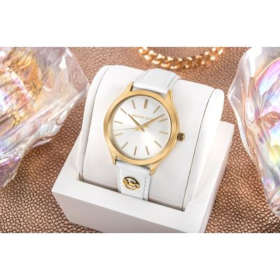 5. MICHAEL KORS Slim Runway MK7544 Women's Watch + BOX