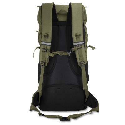 4. 65L HIKING BACKPACK KHAKI SEMI LINE
