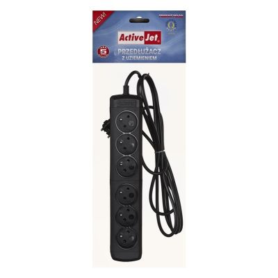 2. Activejet 6GNU extension cord - 3M - C (3m; black)