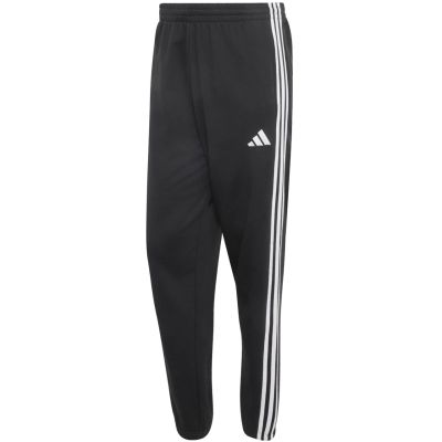 2. Men's adidas Essentials 3-Stripes Fleece Tapered Cuffed Pants Black KY6526