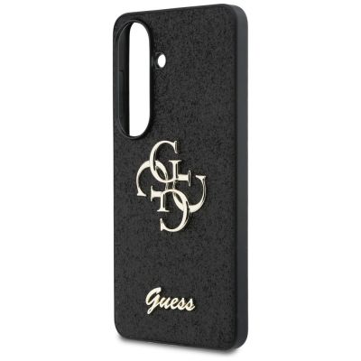 6. Guess Fixed Glitter Big 4G Metal Logo case for Samsung Galaxy S26 - black