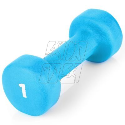 3. 2x1kg vinyl dumbbells