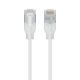2. Ubiquiti UACC-Cable-Patch-EL-C6A-12M-W Network Cable Translucent, White Cat6a Round