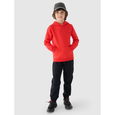 3. Boy's sweatshirt with hood, open, 4F Junior 4FJWMM00TSWSM1292-70S
