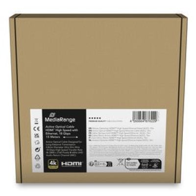 5. MediaRange MRCS223 HDMI Cable 15m HDMI Type A (Standard) Black