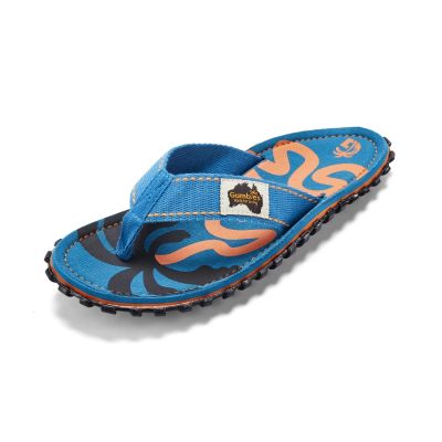 6. Gumbies unisex flip-flops ISLANDER FLIP-FLOP BLUE PALMETTO