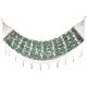 14. GARDEN HAMMOCK FOR 2 PEOPLE 200X150CM WITH SPREADER BAR AND FRINGE MIAMI NATURA JUNGLE
